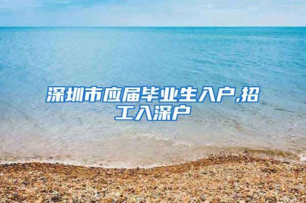 深圳市应届毕业生入户,招工入深户