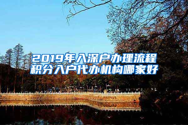 2019年入深户办理流程积分入户代办机构哪家好