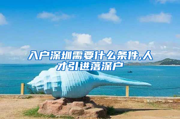 入户深圳需要什么条件,人才引进落深户