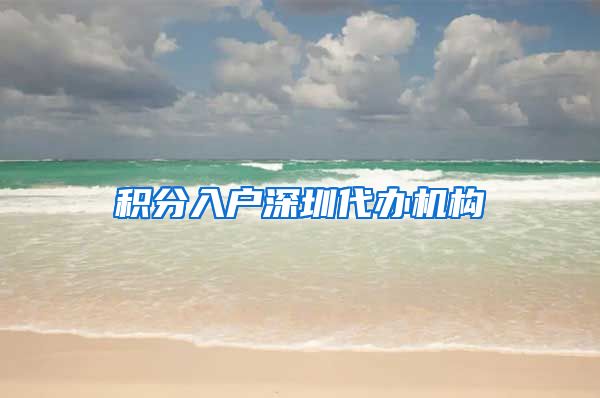 积分入户深圳代办机构