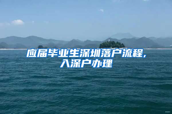 应届毕业生深圳落户流程,入深户办理