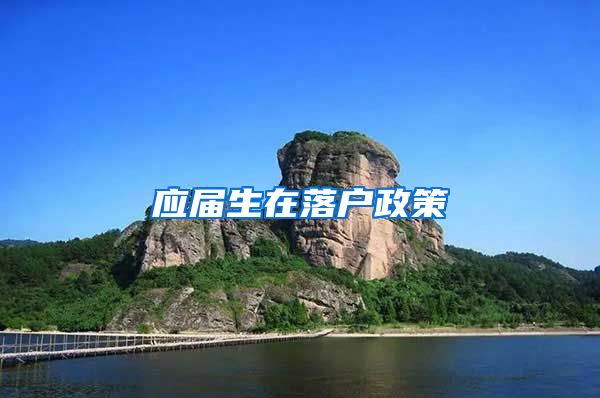 应届生在落户政策
