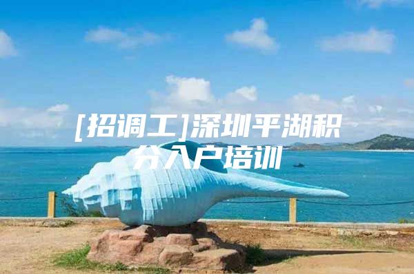 [招调工]深圳平湖积分入户培训