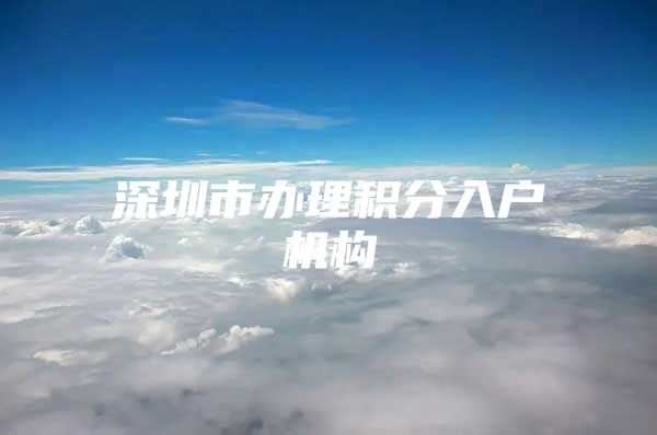 深圳市办理积分入户机构