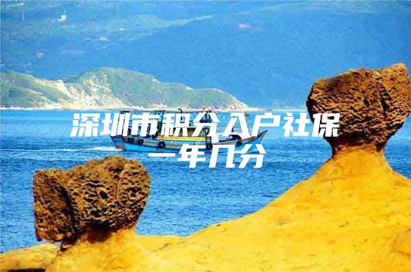 深圳市积分入户社保一年几分