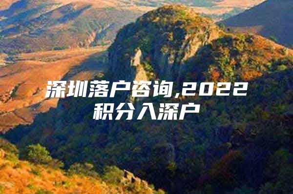 深圳落户咨询,2022积分入深户