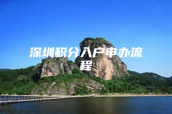 深圳积分入户申办流程